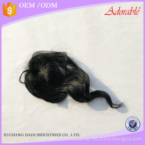 Wholesale Cheap Remy body 6pcs Synthetic Hair wtih Closure 14" to 18" in a pack